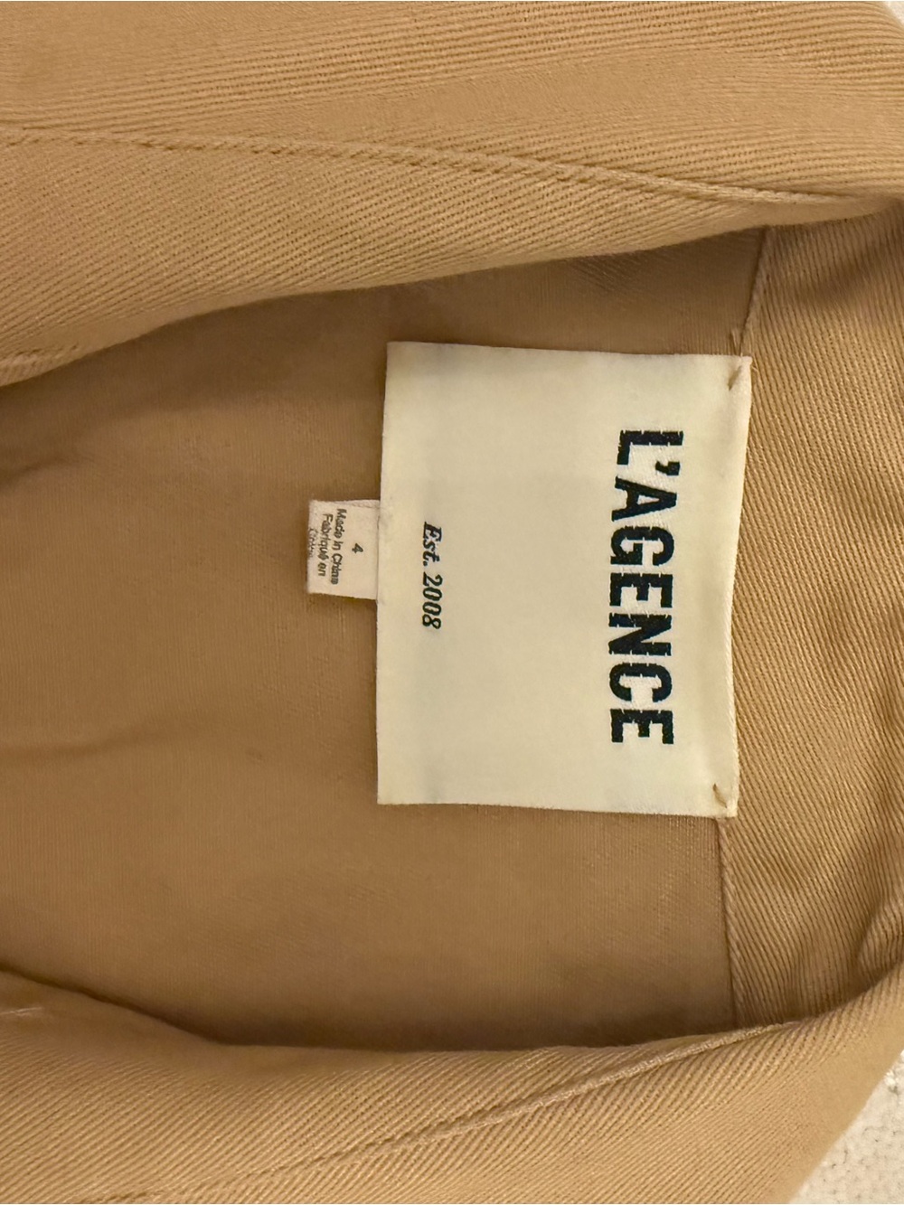 L'AGENCE Hale Trench mini dress - Picture 8 of 16